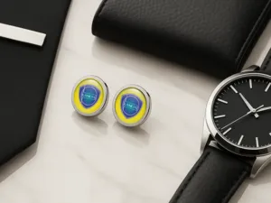 Lancia Gemelos Elegantes Moda Hombre Universal Premium